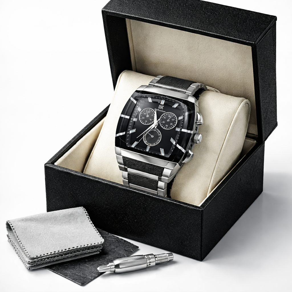 Vertex Black Dial Watch