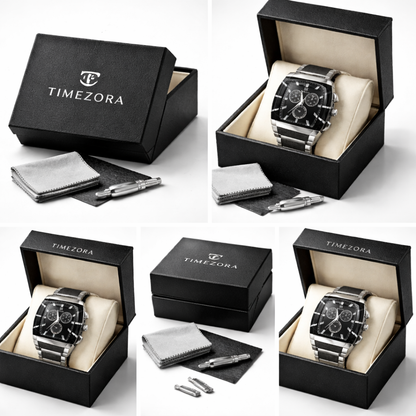 Vertex Black Dial Watch