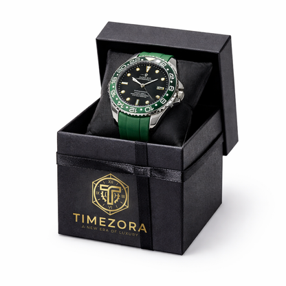 👉 Sport Luxury Diver Watch – Green Edition