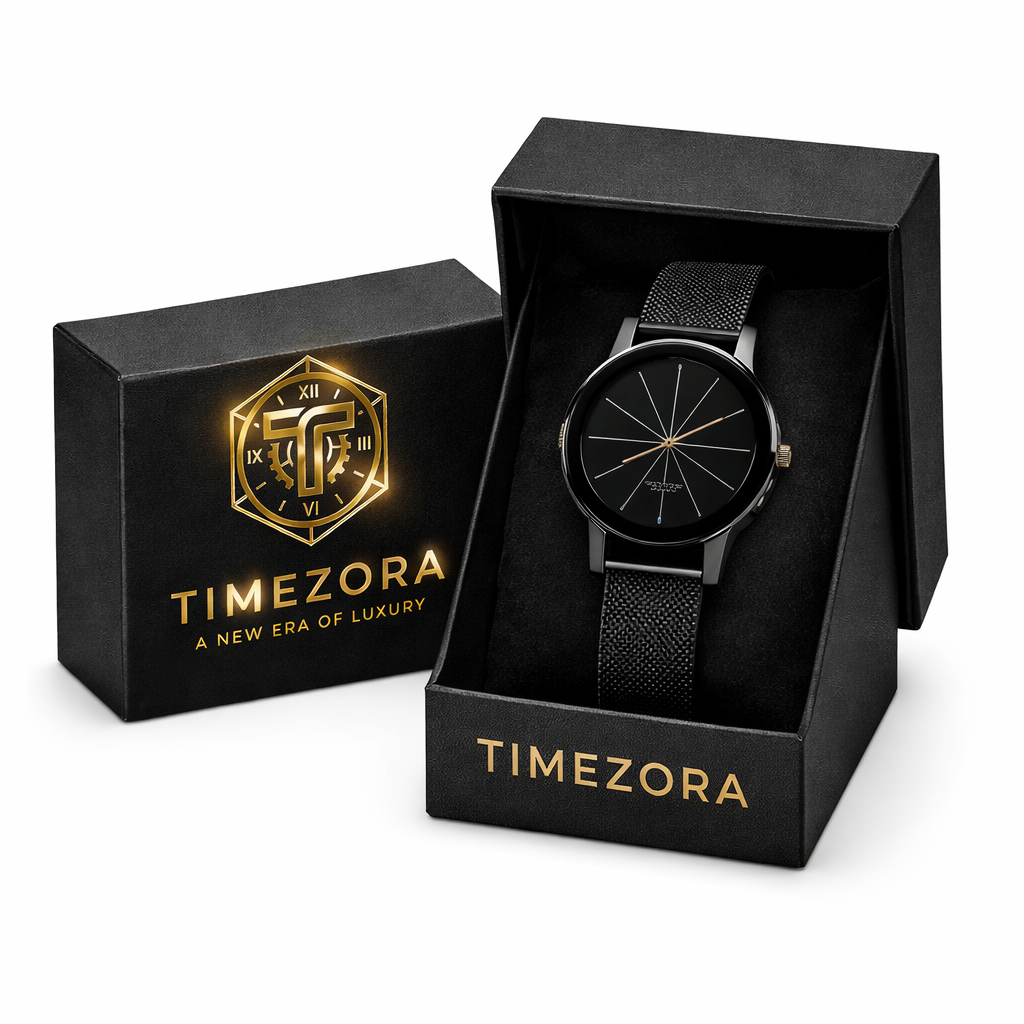 👉 Minimal Black Luxury Watch