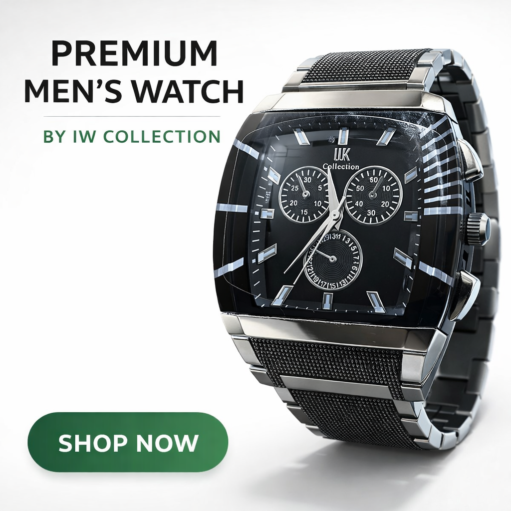 Vertex Black Dial Watch