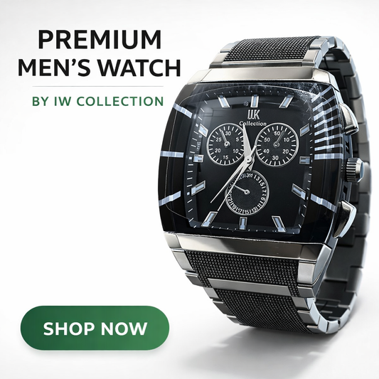 Vertex Black Dial Watch